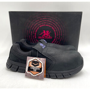 MOXIE TRADES Mary MT23015 Women's NEW Composite-Toe Work Shoe Black US Size 7 W